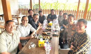Wujud Sinergi Silaturahmi Kapolres Kediri Kota Ketua PWI