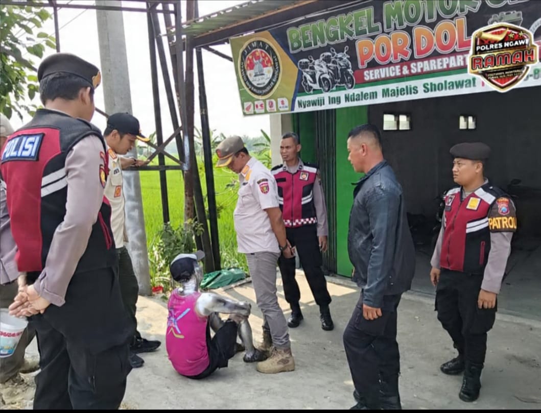 Polres Ngawi Tangkap Dua Pencuri Diesel Alkon, Ternyata Beraksi di Lima TKP